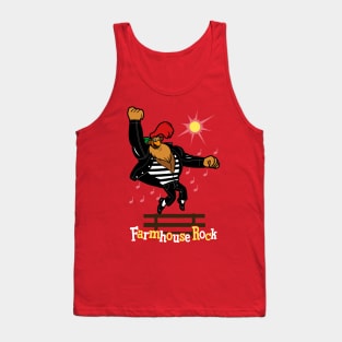 Farmhouse Rock Music Retro Vintage Cool 90's Cartoon Tank Top